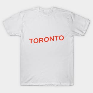 Toronto City Typography T-Shirt